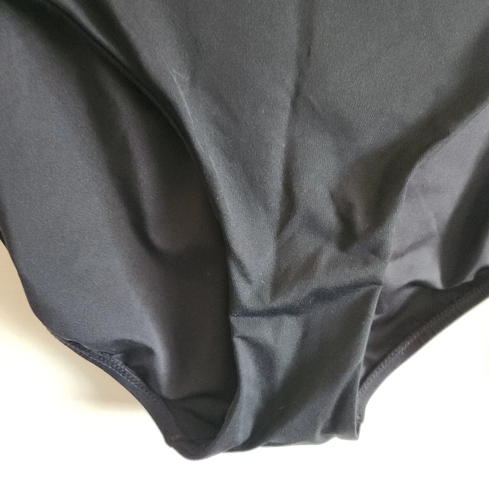NWT Athleta Black High-Waist Swim Bottoms Bikini Clean Medium M - Picture 3 of 6